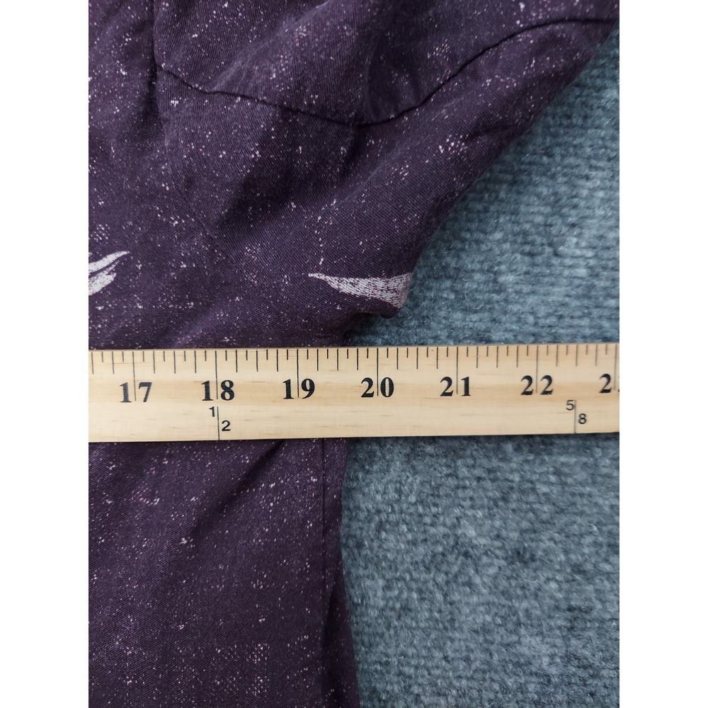 Soft Surroundings Maxi Cardigan Womens Medium Purple Floral Duster Blazer - Picture 12 of 14